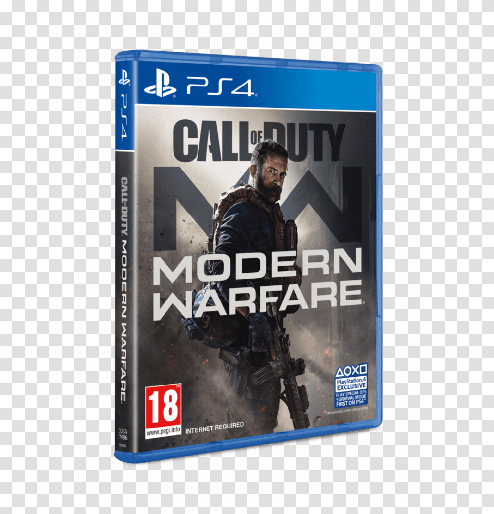 Call Of Duty Modern Warfare Gra, Person, Poster, Advertisement, Dvd Transparent Png