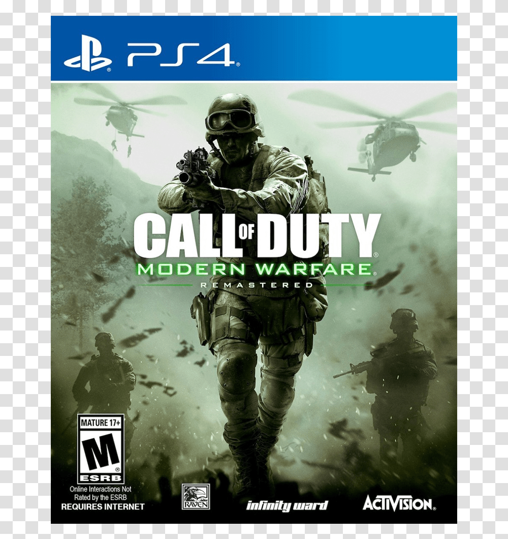 Call Of Duty Modern Warfare Remastered, Helmet, Apparel, Poster Transparent Png