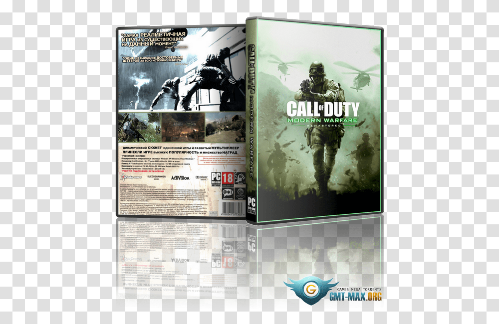 Call Of Duty Modern Warfare Remastered Poster, Person, Human, Advertisement, Fish Transparent Png