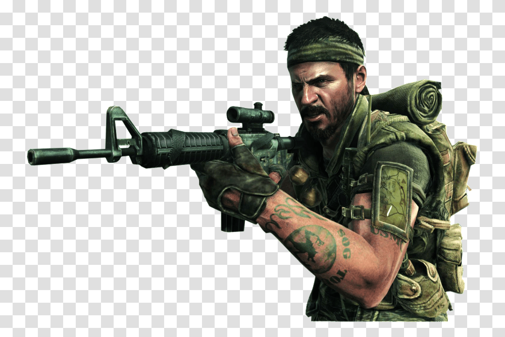 Call Of Duty Player, Person, Human, Gun, Weapon Transparent Png