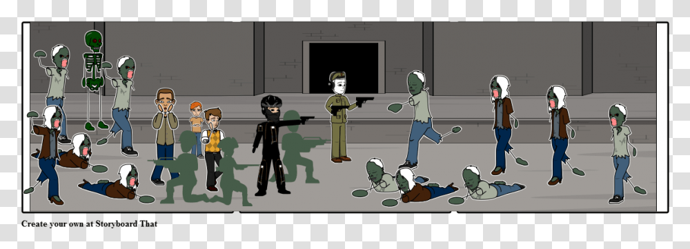 Call Of Duty Storyboard, Person, Duel, Outdoors, Drawing Transparent Png