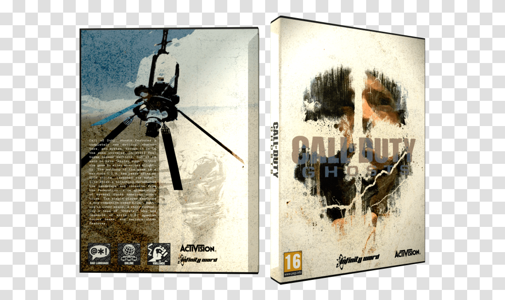Call Of Duty Visual Arts, Poster, Advertisement, Helicopter Transparent Png