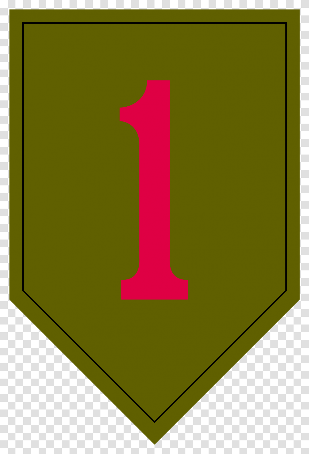 Call Of Duty Wiki Logo Big Red One, Number, Armor Transparent Png