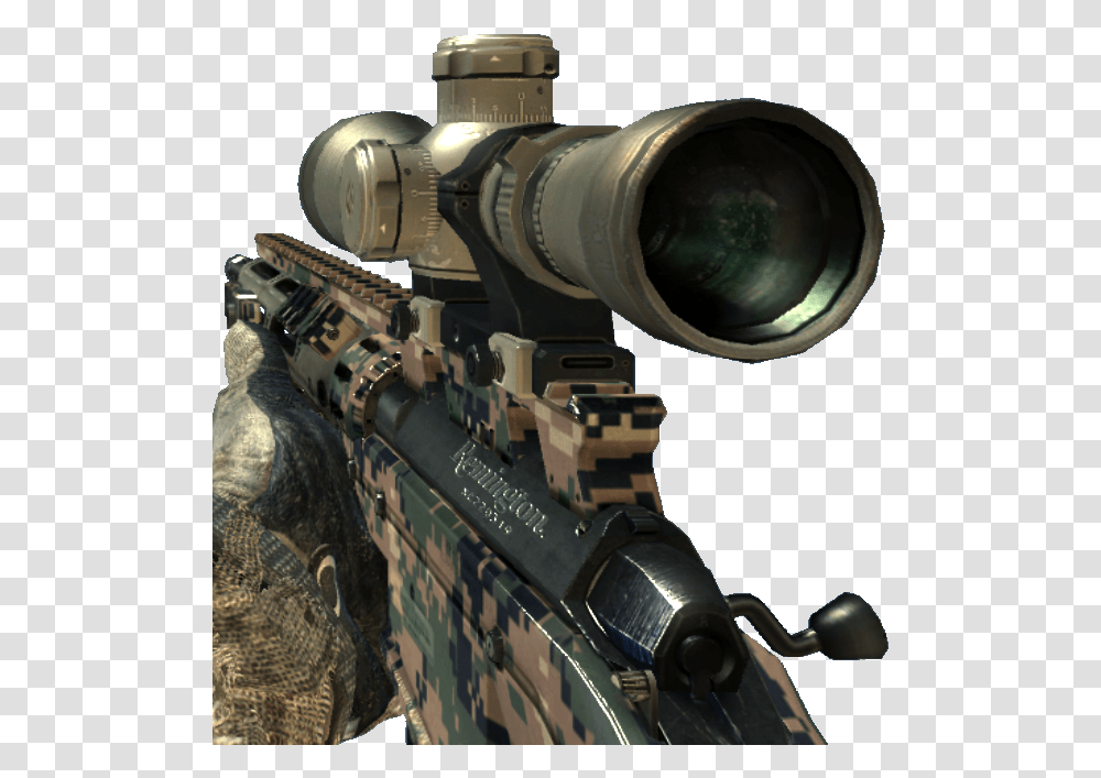 Call Of Duty Wiki Mw3 Msr, Gun, Weapon, Weaponry, Soldier Transparent Png