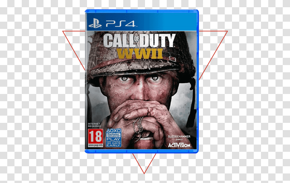Call Of Duty Wwii, Person, Human, Advertisement, Poster Transparent Png