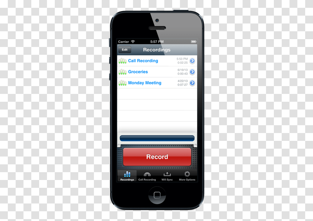 Call Recording App For Iphone Audio Recording On Iphone, Mobile Phone, Electronics, Cell Phone, Text Transparent Png