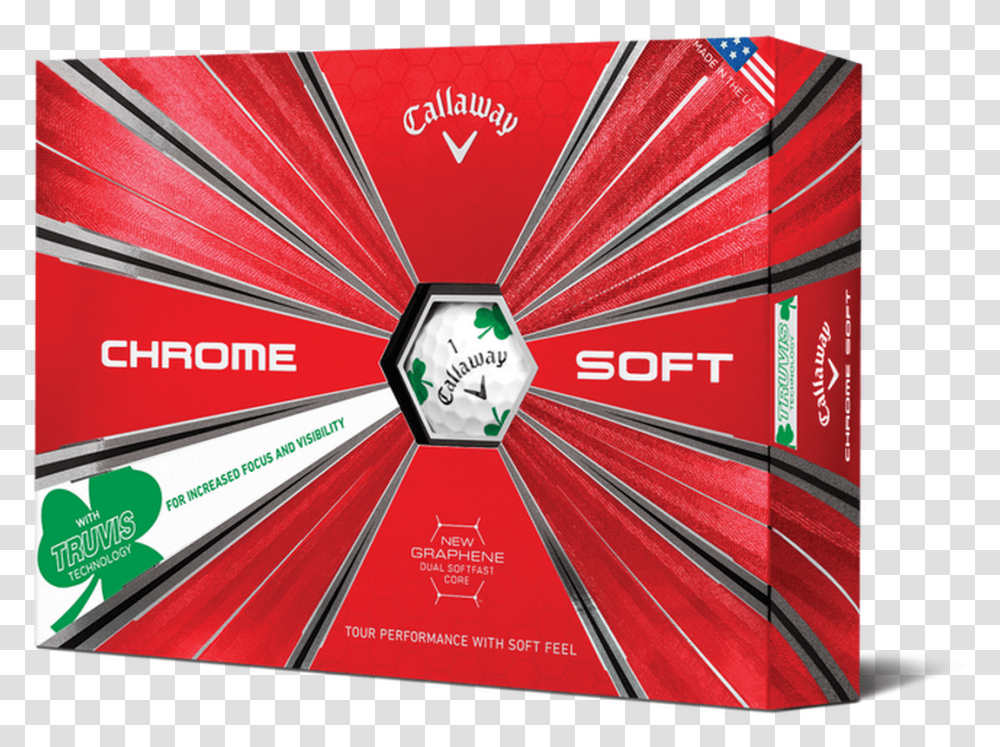 Callaway Chrome Soft Golf Balls Shamrock, Analog Clock, Game, Darts, Road Sign Transparent Png