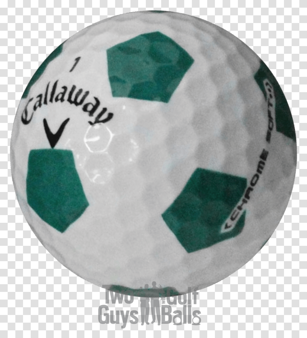 Callaway Chrome Soft Truvis Green Used Golf Ball Image Callaway Golf, Sport, Sports, Soccer Ball, Football Transparent Png