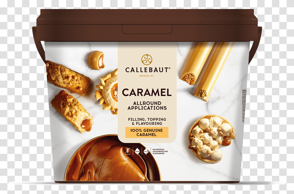 Callebaut Caramel The Real Belgian Chocolate Experience Praline, Food, Dessert, Pastry Transparent Png