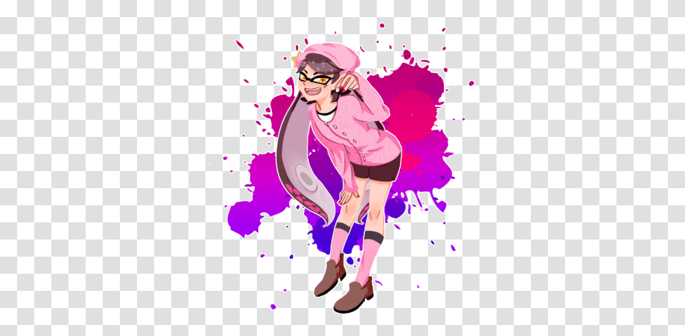 Callie Tumblr Color Splash Frame, Graphics, Art, Sunglasses, Person Transparent Png