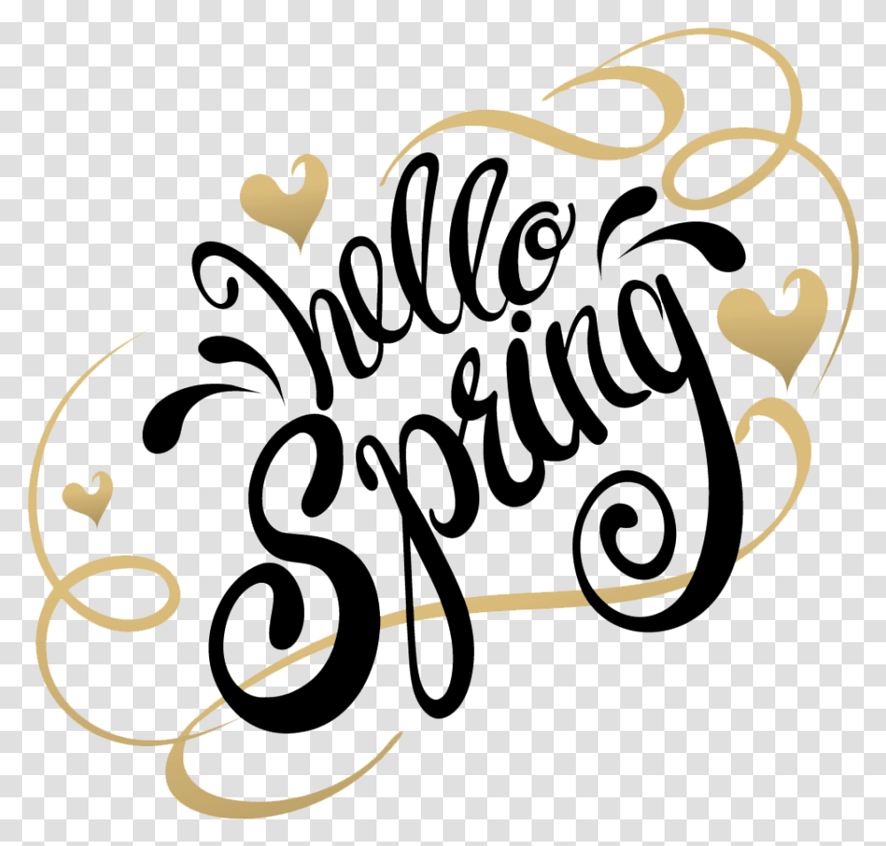 Calligraphy Download Hello Spring In Calligraphy, Coffee Cup, Weapon, Musical Instrument Transparent Png