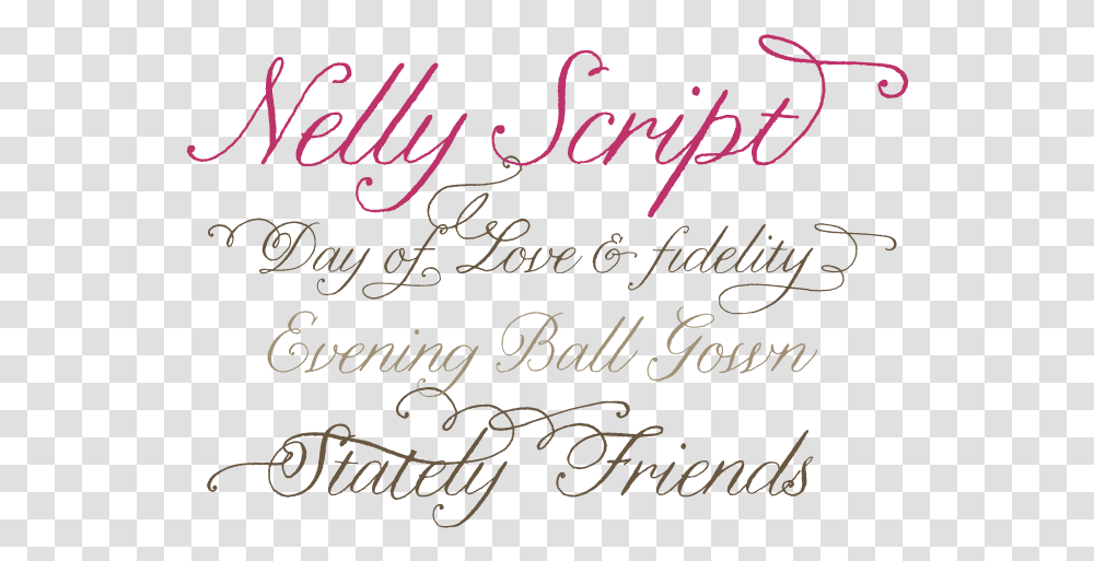 Calligraphy Font Nelly, Handwriting, Letter, Label Transparent Png