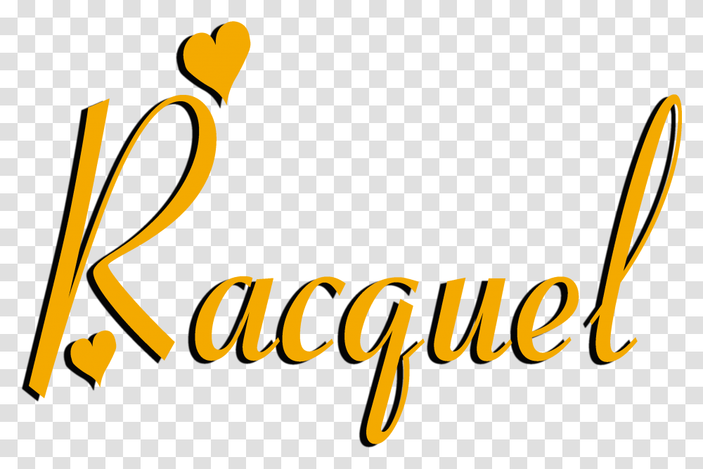 Calligraphy Name Racquel, Alphabet, Label Transparent Png