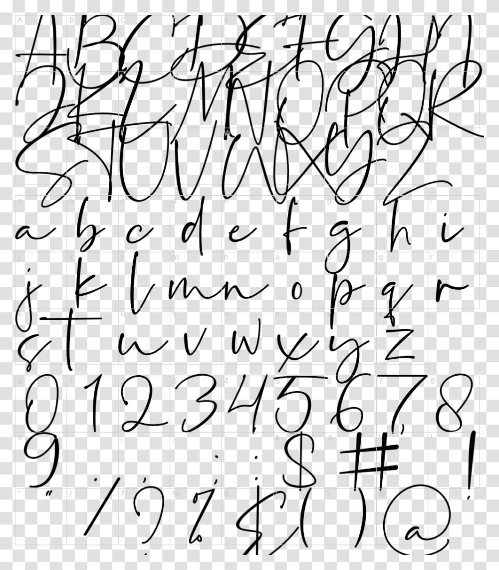 Calligraphy, Number, Plot Transparent Png
