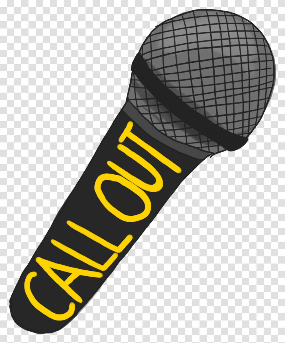Calling Out Call Out Culture Illustration, Electrical Device, Microphone Transparent Png
