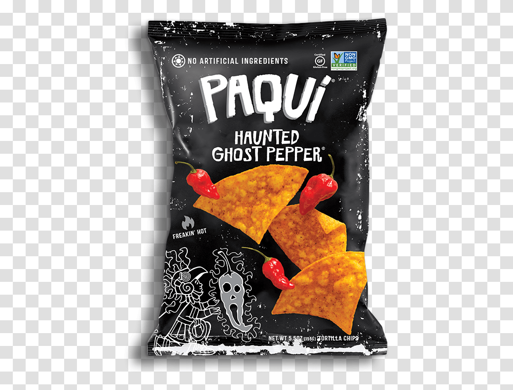 Callout Bag Lg Paqui Chips, Food, Pizza, Sweets, Confectionery Transparent Png