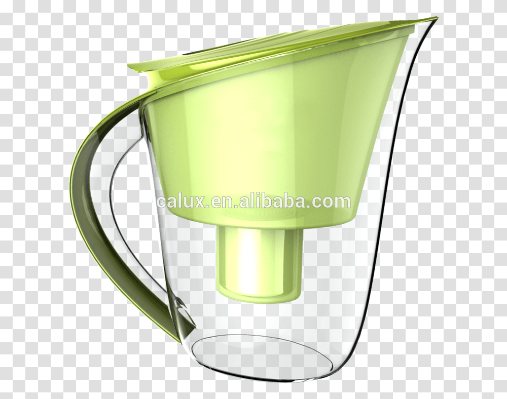 Calux Alkaline 10 Cup Everyday Water Filter Pitcher Cup, Mixer, Appliance, Jug, Trophy Transparent Png