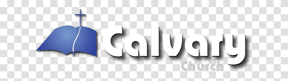Calvary Bible Logo Stacked Full Dark Drop Shadow White Umbrella, Trademark, Word Transparent Png