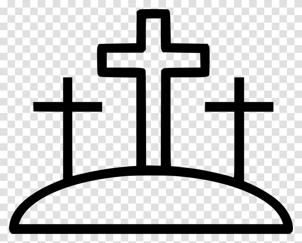 Calvary Cross Christian Jesus Icon Free Download, Crucifix Transparent Png