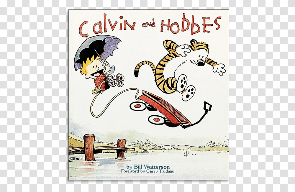 Calvin And Hobbes Book, Poster, Advertisement, Label Transparent Png