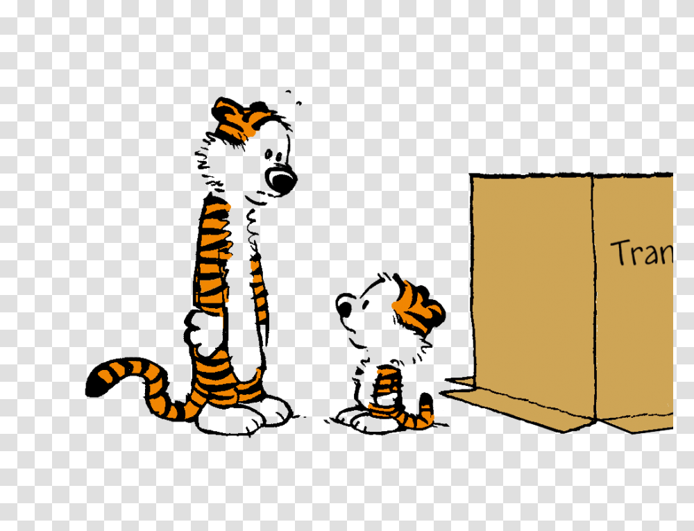 Calvin And Hobbes, Label Transparent Png