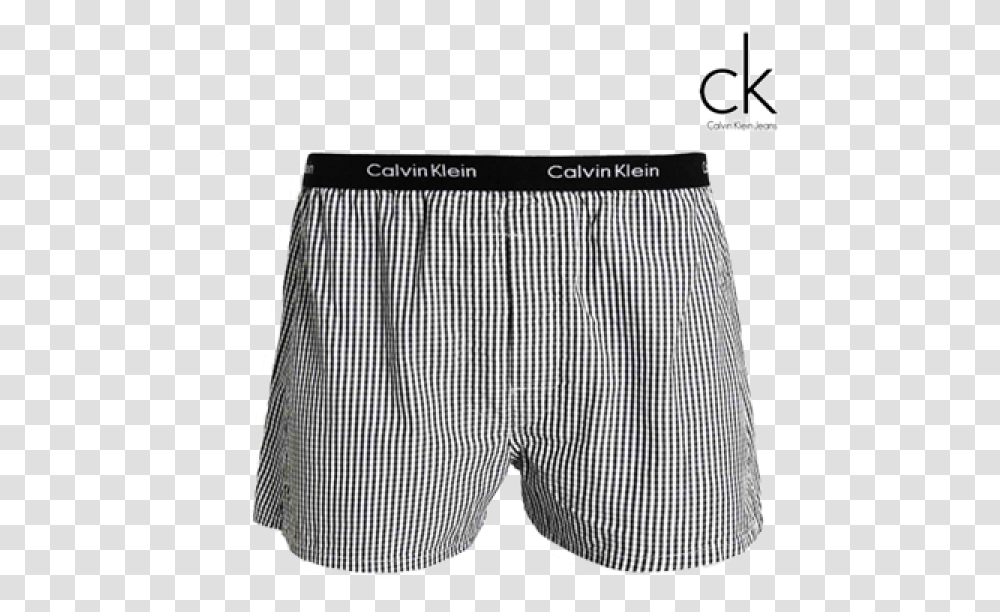 Calvin Klein Black Amp White Checks Boxer Short Underwear, Shorts, Apparel Transparent Png