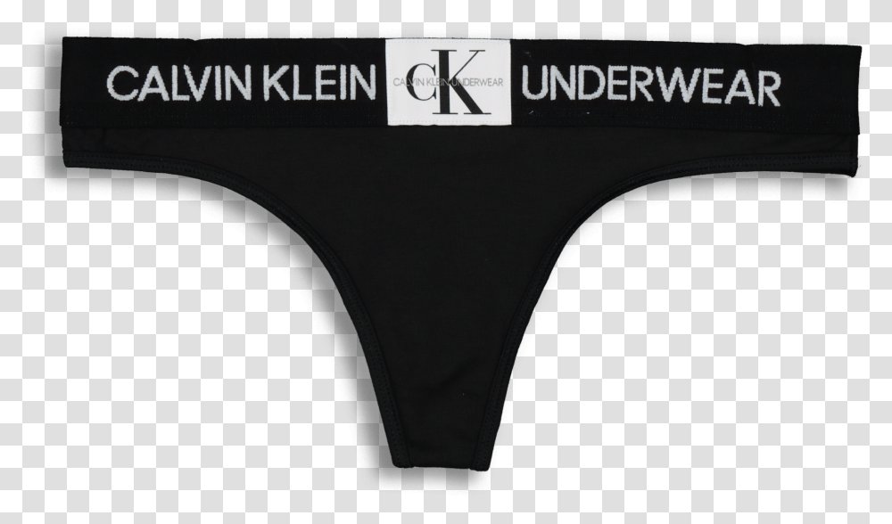 Calvin Klein Monogram Thong Black Calvin Klein, Clothing, Apparel, Lingerie, Underwear Transparent Png