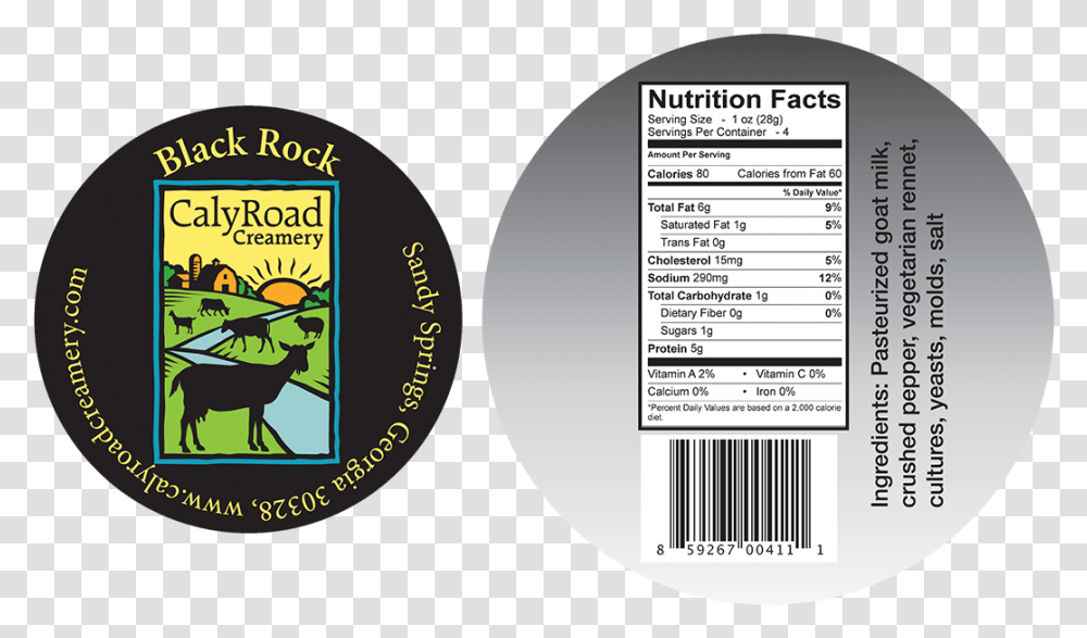 Caly Road Creamery Label, Sticker, Horse, Animal Transparent Png