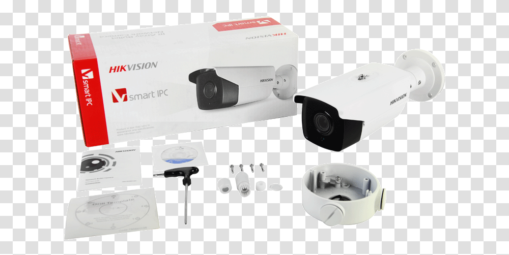 Camara De Seguridad Hikvision 4k Caracteristicas De Camara De Seguridad, Projector, Camera, Electronics, Mouse Transparent Png