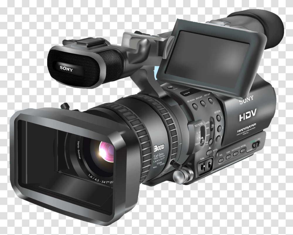 Camara De Video Video Camera, Electronics, Digital Camera Transparent Png
