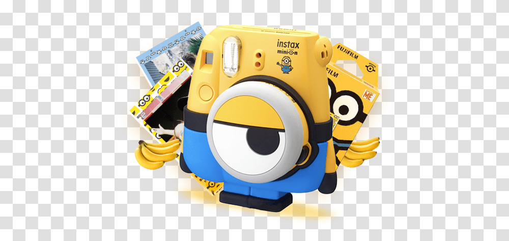 Camara Instax Mini Minion, Toy, Camera, Electronics, Machine Transparent Png