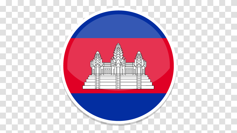 Cambodia Flag 512512 Printable Flags Cambodia Logo For Dream League Soccer 2019, Label, Text, Architecture, Building Transparent Png