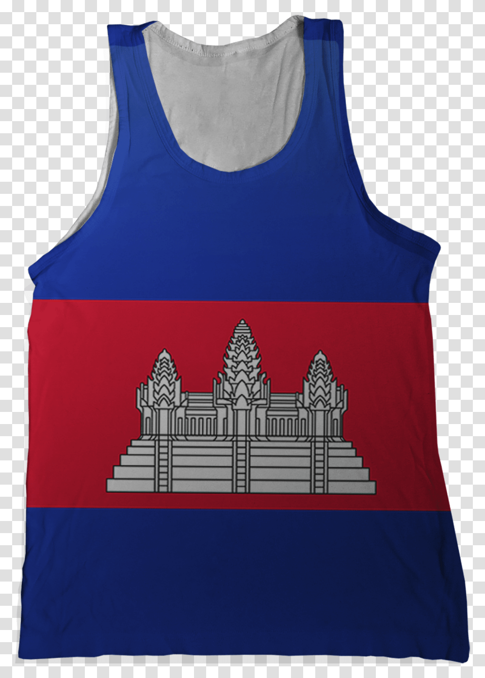 Cambodia Flag Tank Top Cambodia, Apparel Transparent Png