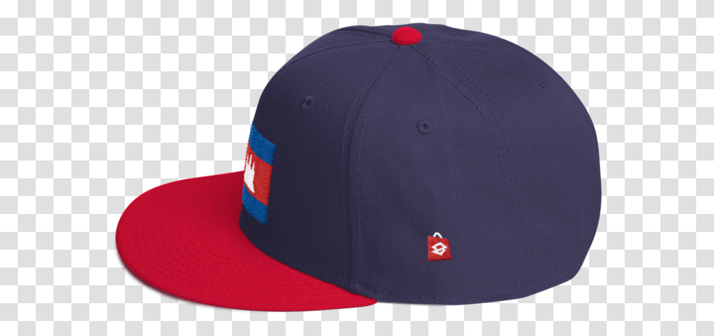 Cambodia Khmer Flag Snapback Hat Cap High Quality Durable Baseball Cap, Apparel Transparent Png