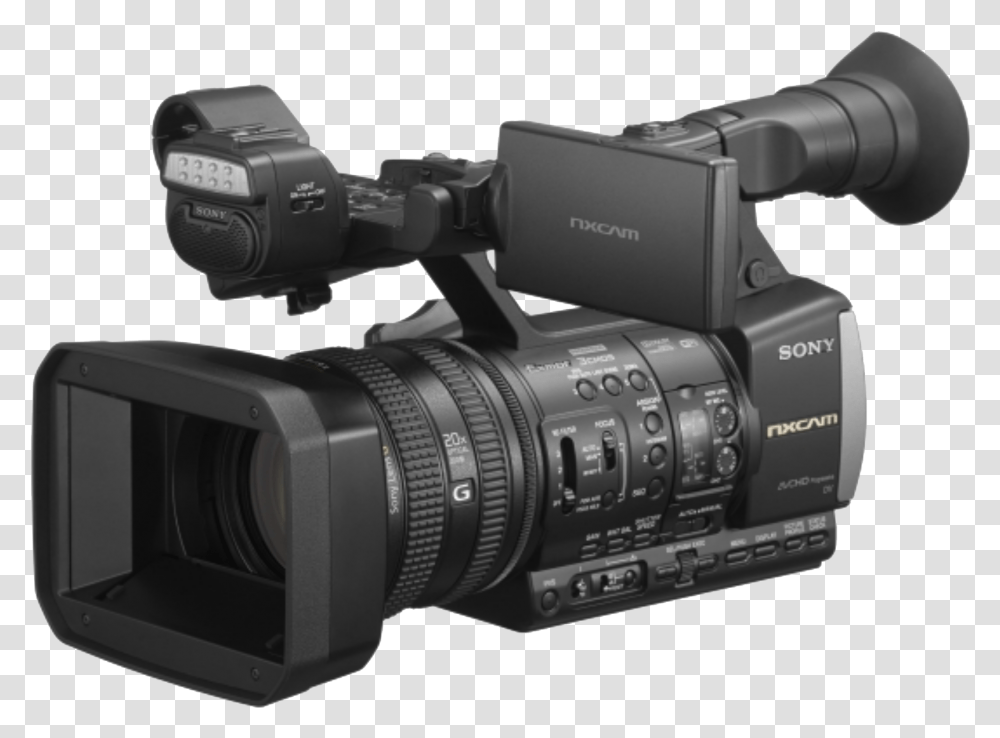 Camcorder 1080p Video Camera Point Sony Nx5 Video Camera, Electronics, Digital Camera, Cushion Transparent Png