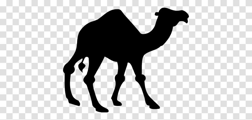 Camel Black Vector Silhouette Clip Art Camel, Gray, World Of Warcraft Transparent Png