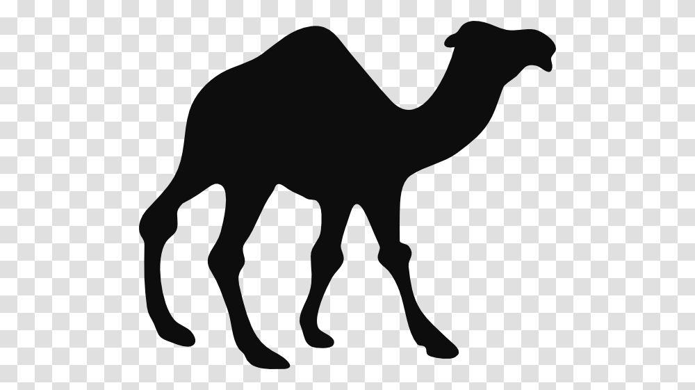 Camel Clipart Black And White, Mammal, Animal, Dog, Pet Transparent Png