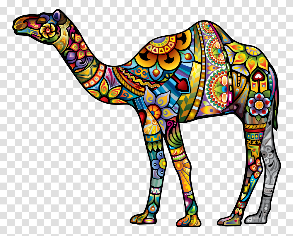 Camel Image Amp Camel Clipart Free Download Colorful Camel, Mammal, Animal, Crowd, Architecture Transparent Png