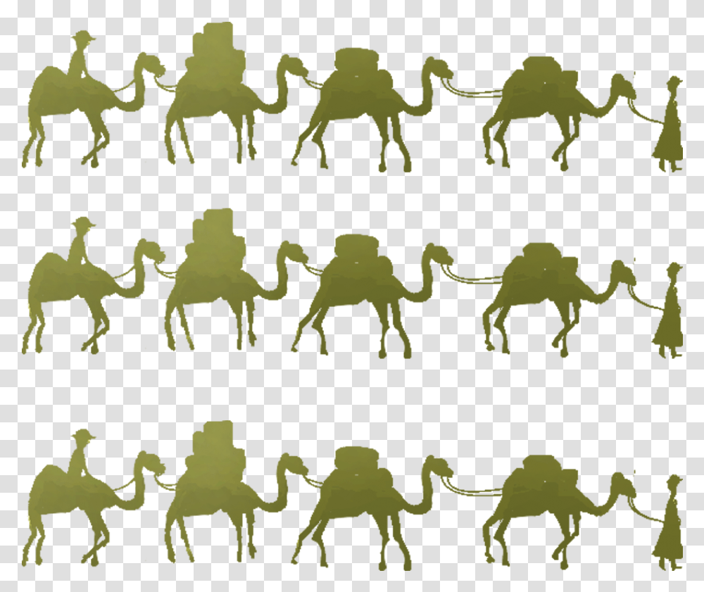Camel One Belt One Road Initiative Horse Maritime Silk Silk Road, Military Uniform, Silhouette, Crowd Transparent Png