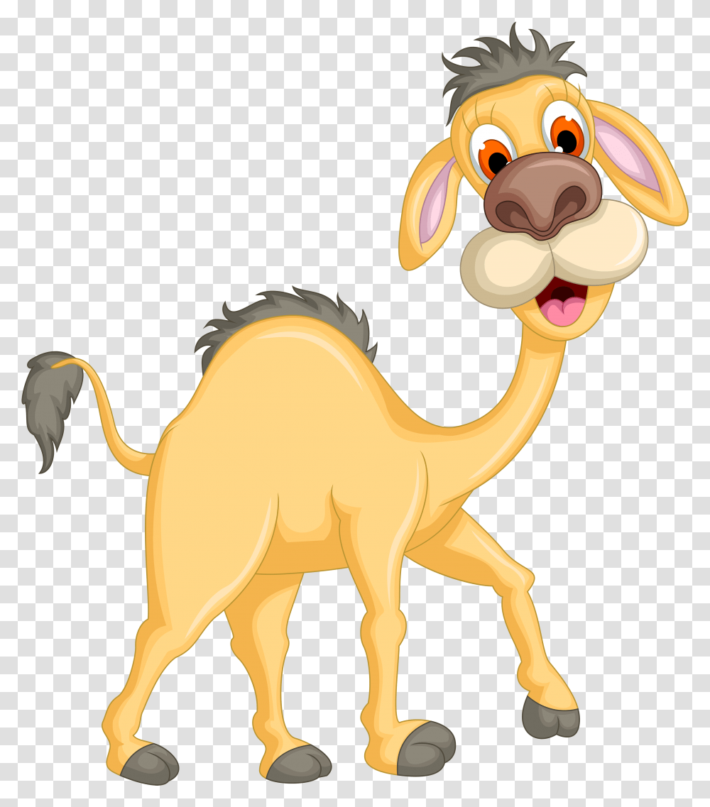 Camel Ostrich Funny Camel Cartoon, Mammal, Animal, Toy Transparent Png
