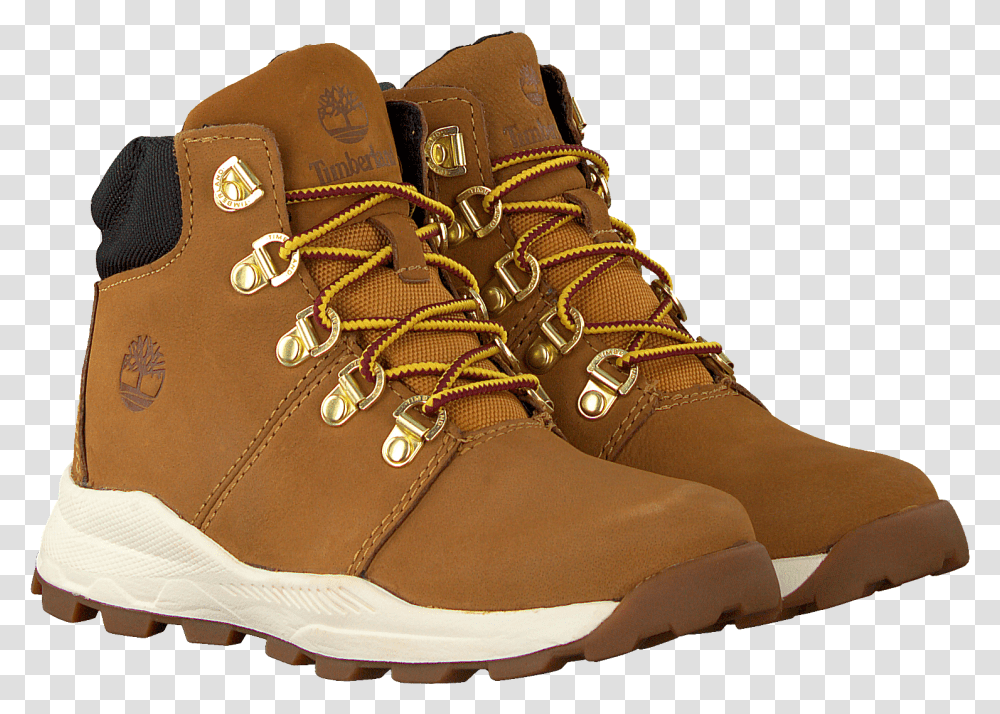 Camel Timberland Lace Up Boots Brooklyn Hiker Kids, Apparel, Footwear, Shoe Transparent Png