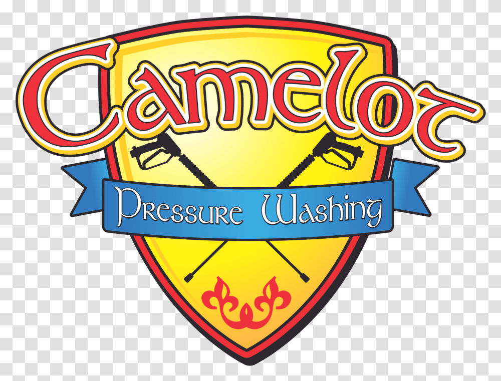 Camelot Pressure Washing In Charlotte Nc Pressure Washing, Logo, Trademark, Badge Transparent Png