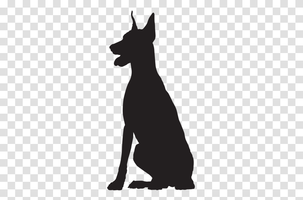 Cameo Art Doberman Silhouette, Mammal, Animal, Person, Human Transparent Png