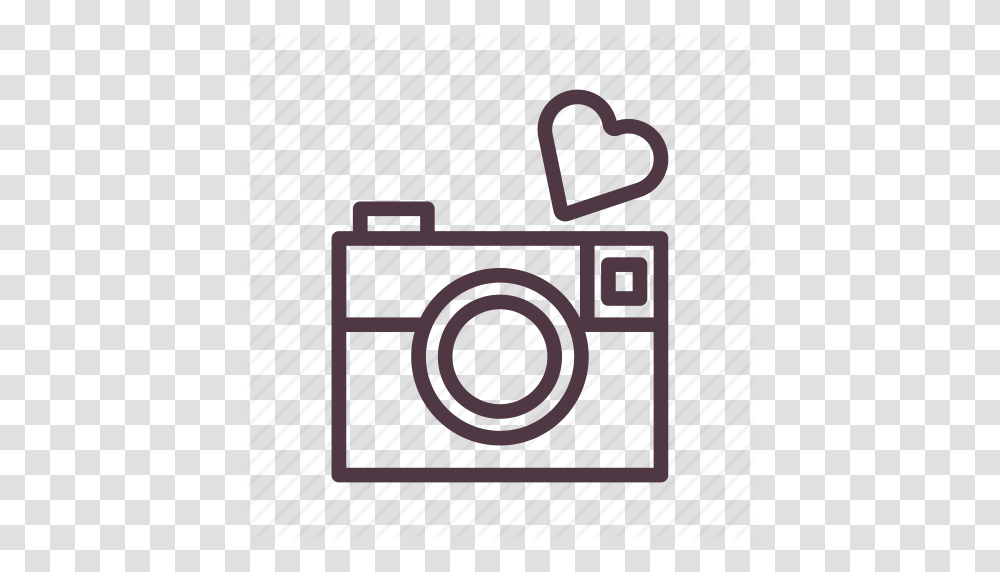Camera Capture Heart Love Moment Romantic Valentine Icon, Electronics, Logo, Trademark Transparent Png