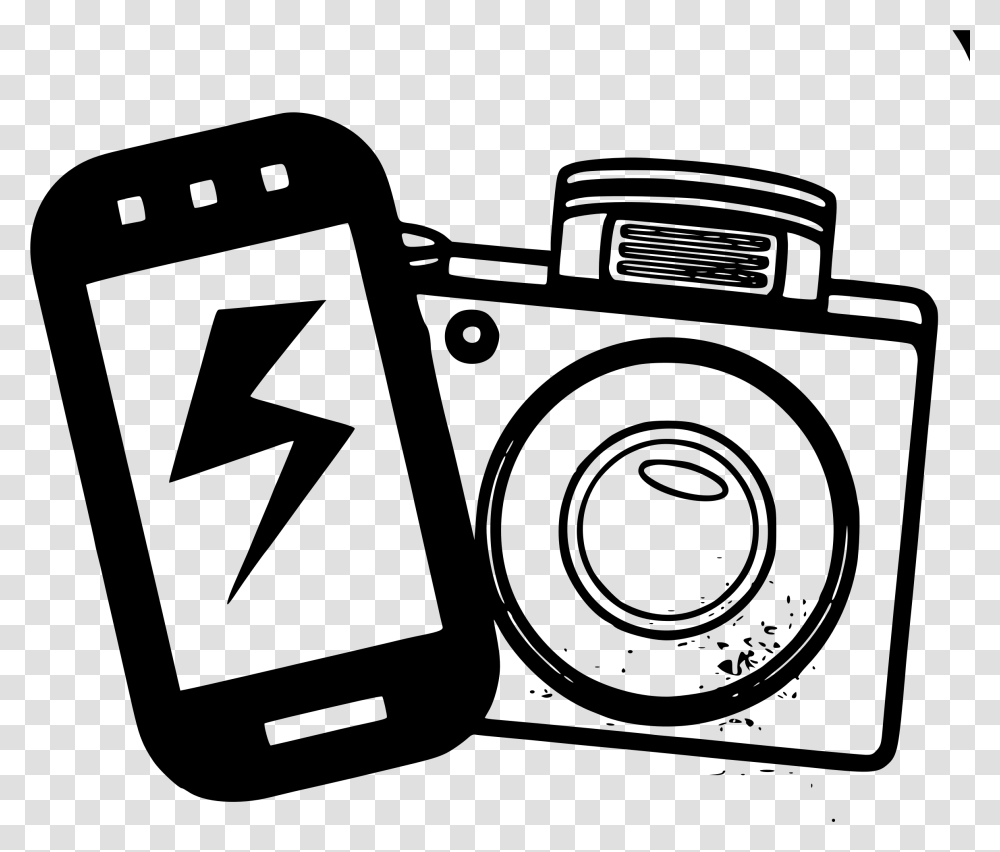 Camera Clip Art Black And White National Selfie Day 2019, Gray, World Of Warcraft Transparent Png