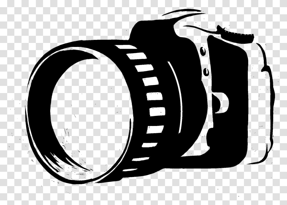 Camera Clipart Dslr Photography Logo, Apparel, Electronics, Hat Transparent Png