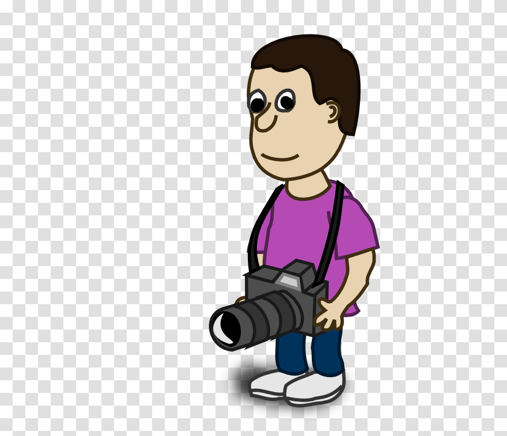 Camera Clipart Person, Electronics, Photographer, Photography, Video Camera Transparent Png