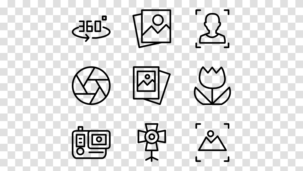 Camera Collection Design Icons Vector, Gray, World Of Warcraft Transparent Png