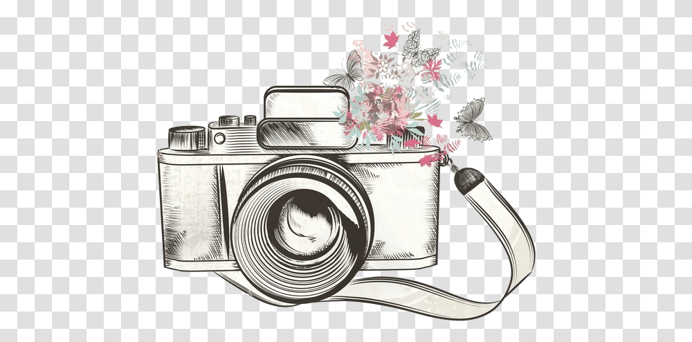 Camera Drawing, Electronics, Digital Camera, Cooktop, Indoors Transparent Png