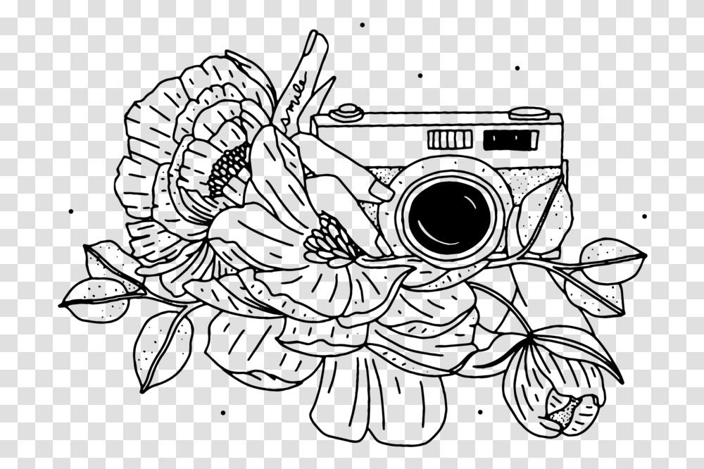 Camera Drawing Line Art, Gray, World Of Warcraft Transparent Png